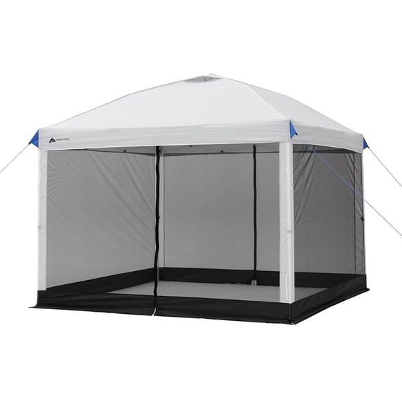 Ozark Trail Canopy Mesh Curtain Accessory with Zippered Walls for 10' x 10' Canopy