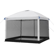 Ozark Trail Canopy Mesh Curtain Accessory with Zippered Walls for 10 x 10 Canopy