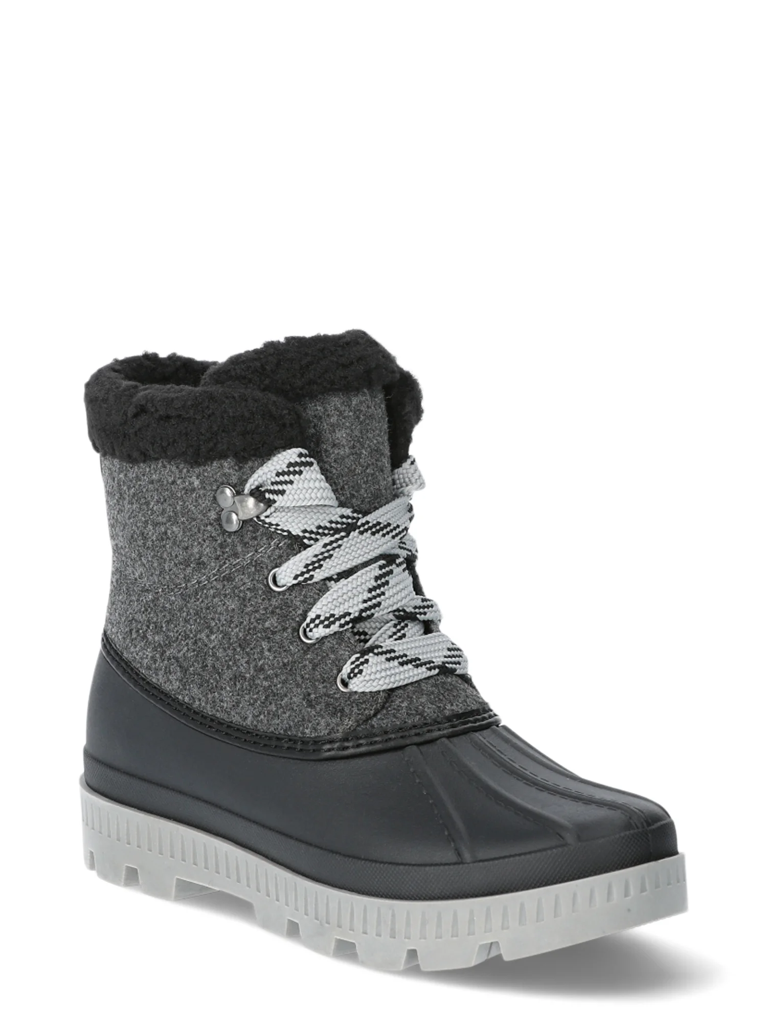 Ozark Trails Women's Fleece Duck Low Boots, Sizes 6-11