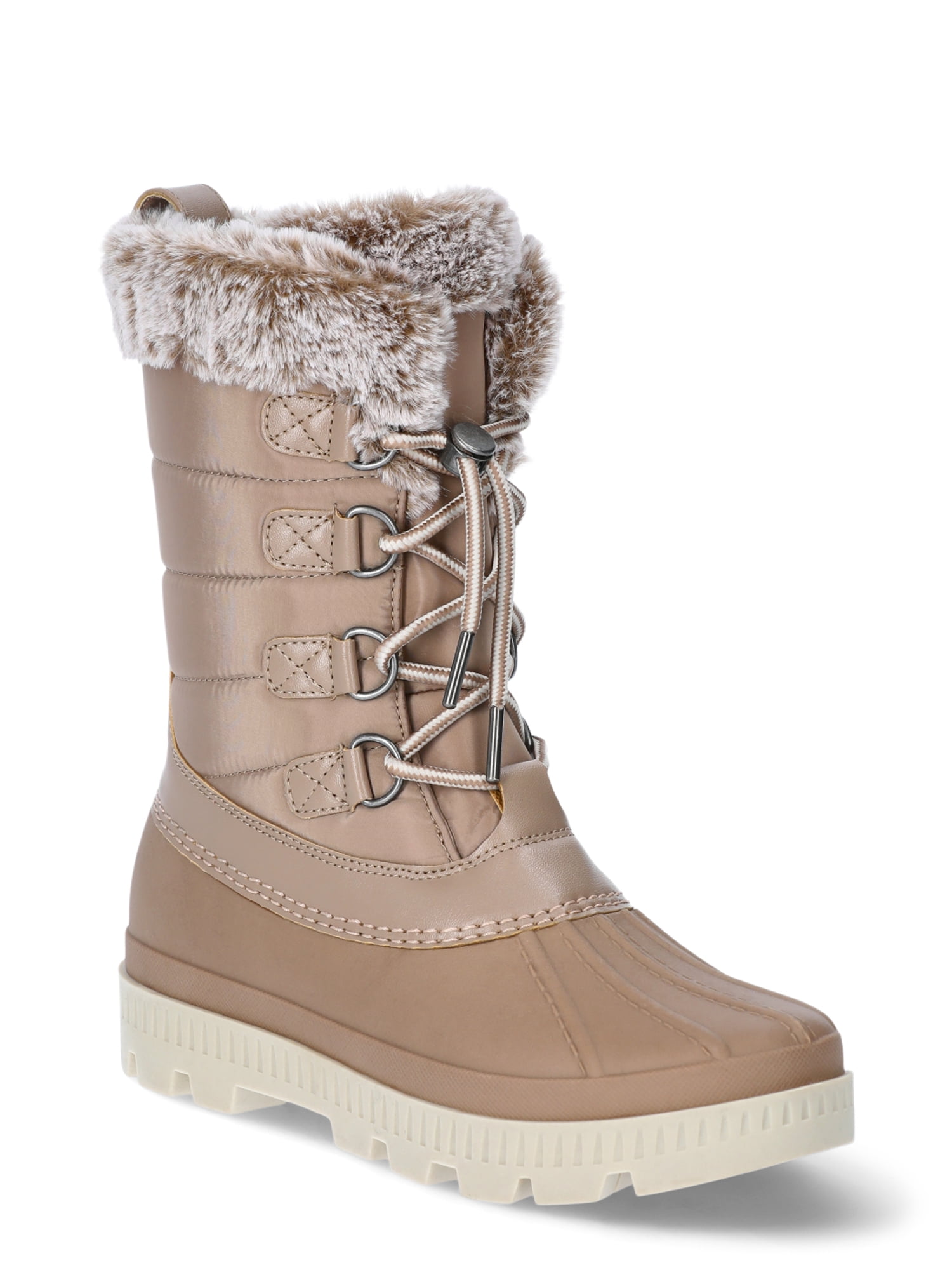 Ozark Trails Women s Tall Lace Up Boots Size 11 Beige