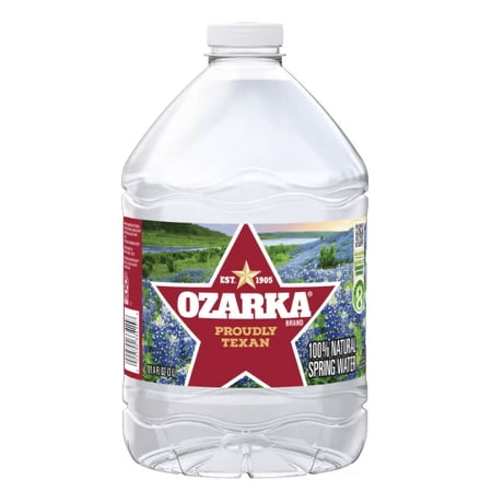 Ozarka 100% Natural Spring Water, 3 Liter