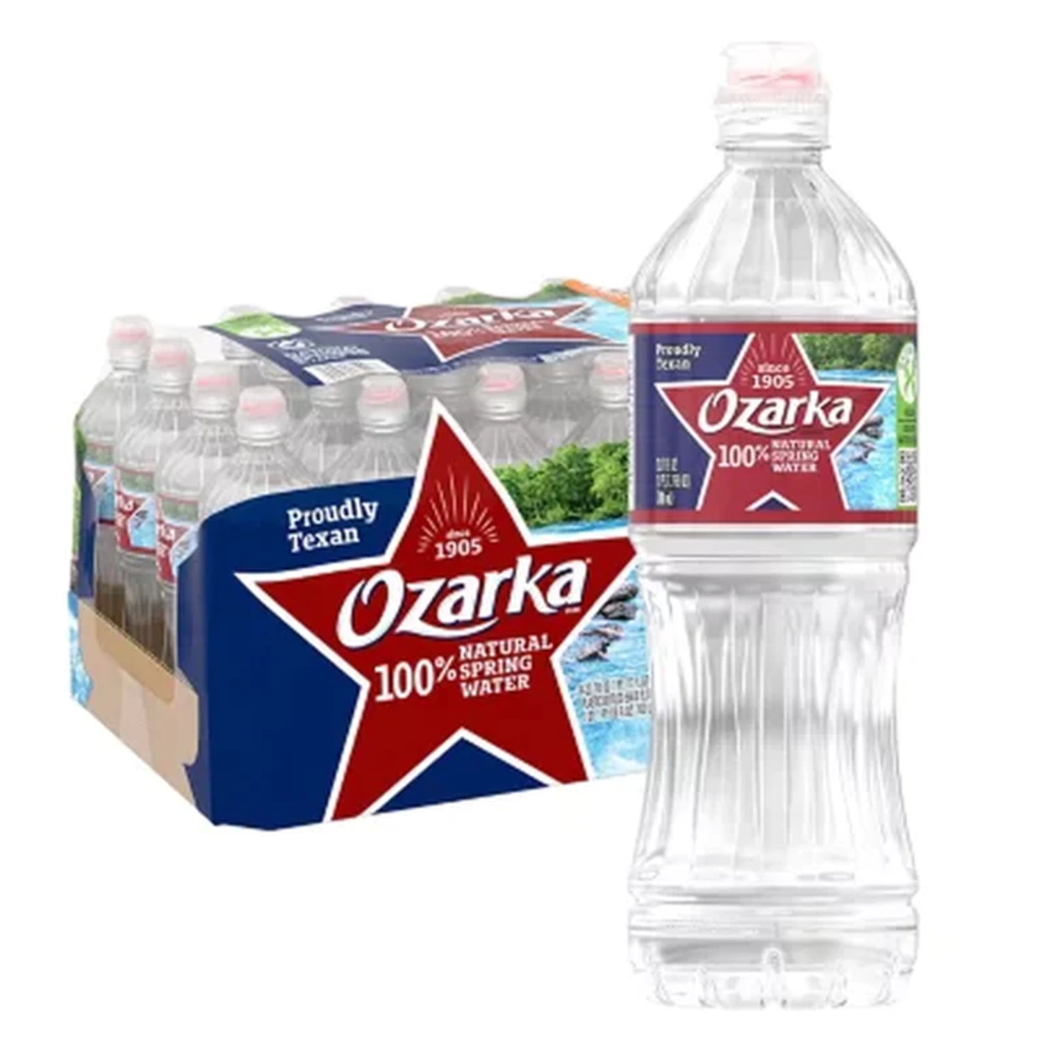 Ozarka 100 Natural Spring Water (700 Ml, 24 Pk.)
