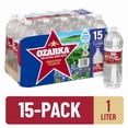thumbnail image 1 of Ozarka Natural Spring Water, 1 Liter Bottles (15 Count), 1 of 5