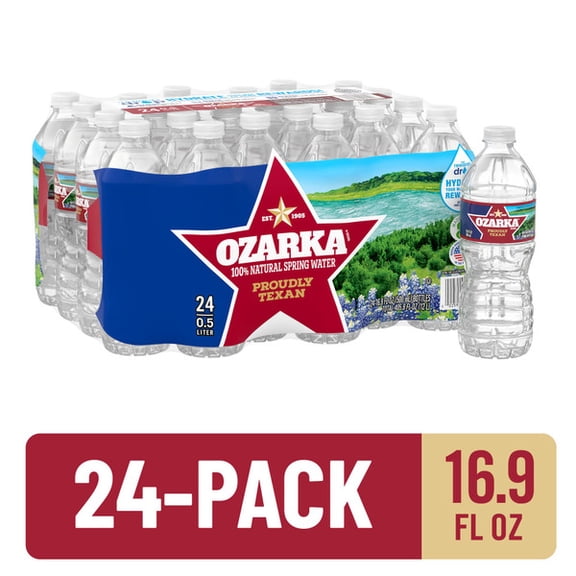 Ozarka Natural Spring Water, 16.9 fl oz Bottles (24 Pack)