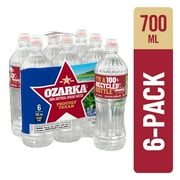 Ozarka Texas Spring Water, 23.7 fl oz, 6 Pack Plastic Bottles