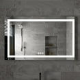 thumbnail image 1 of Ozarke Aurora LED Vanity Mirror with Aluminum Frame, Anti-Fog Feature and 3 Key Touch Control - Large, 1 of 10