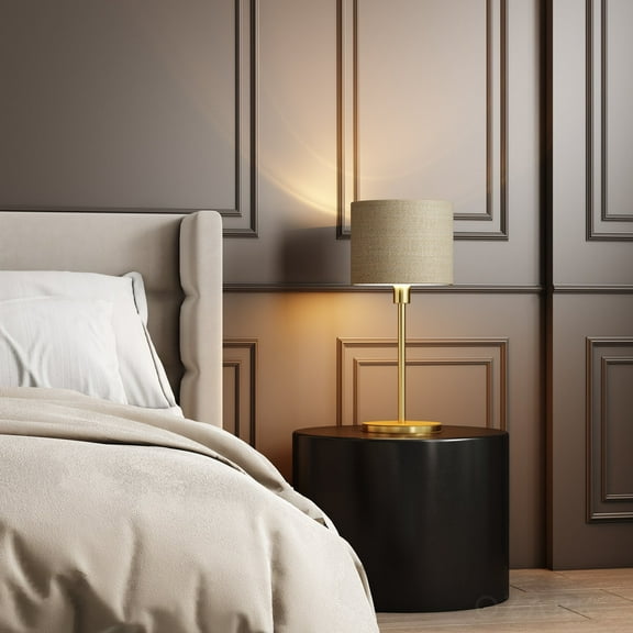 Ozarke Chloe Organic Modern Table Lamp, Warm 3000K - Beige