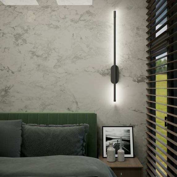 Ozarke Léger Minimalist Wall Lamp LED Light Sconce 25.5 Inches Hard Wired