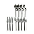thumbnail image 1 of Ozarke Malta Cutlery Set, Stainless Steel Shiny Silver (Set of 20), 1 of 6