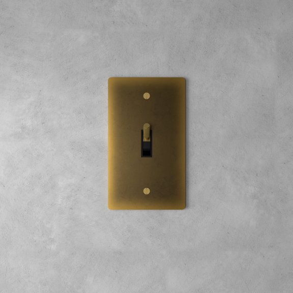 Ozarke Brass Toggle Switch / 1 Gang (Up to 3 Way)