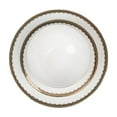 thumbnail image 1 of Ozarke Ripple Gold Rim Plates Set, Fine Bone China (set of 12), 1 of 8
