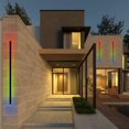 thumbnail image 1 of Ozarke Svelte RGB Outdoor Wall Lamp Modern Linear Light Fixture 70 Inches, 1 of 26