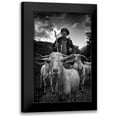 thumbnail image 1 of Ozciftci, Nuri 17x24 Black Modern Framed Museum Art Print Titled - Untitled, 1 of 5