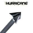 thumbnail interactive-video image 1 of Ozcut Broadheads Hurricane 100gr 125gr 150gr Stainless Steel Fixed Single Bevel Broadhead 3 pack, 1 of 10