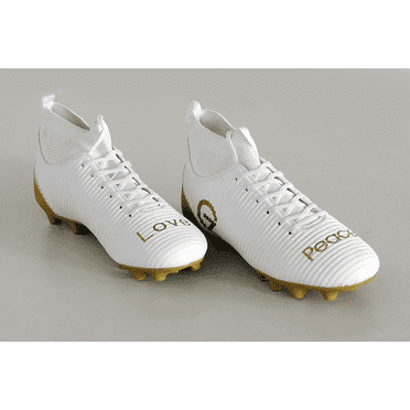Ozell Brand Men's Football Cleats (White)