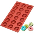 thumbnail image 1 of Ozera Silicone Mini Donut Pan, 18 Cavity Doughnut Baking Mold Tray - Muffin, 1 of 6