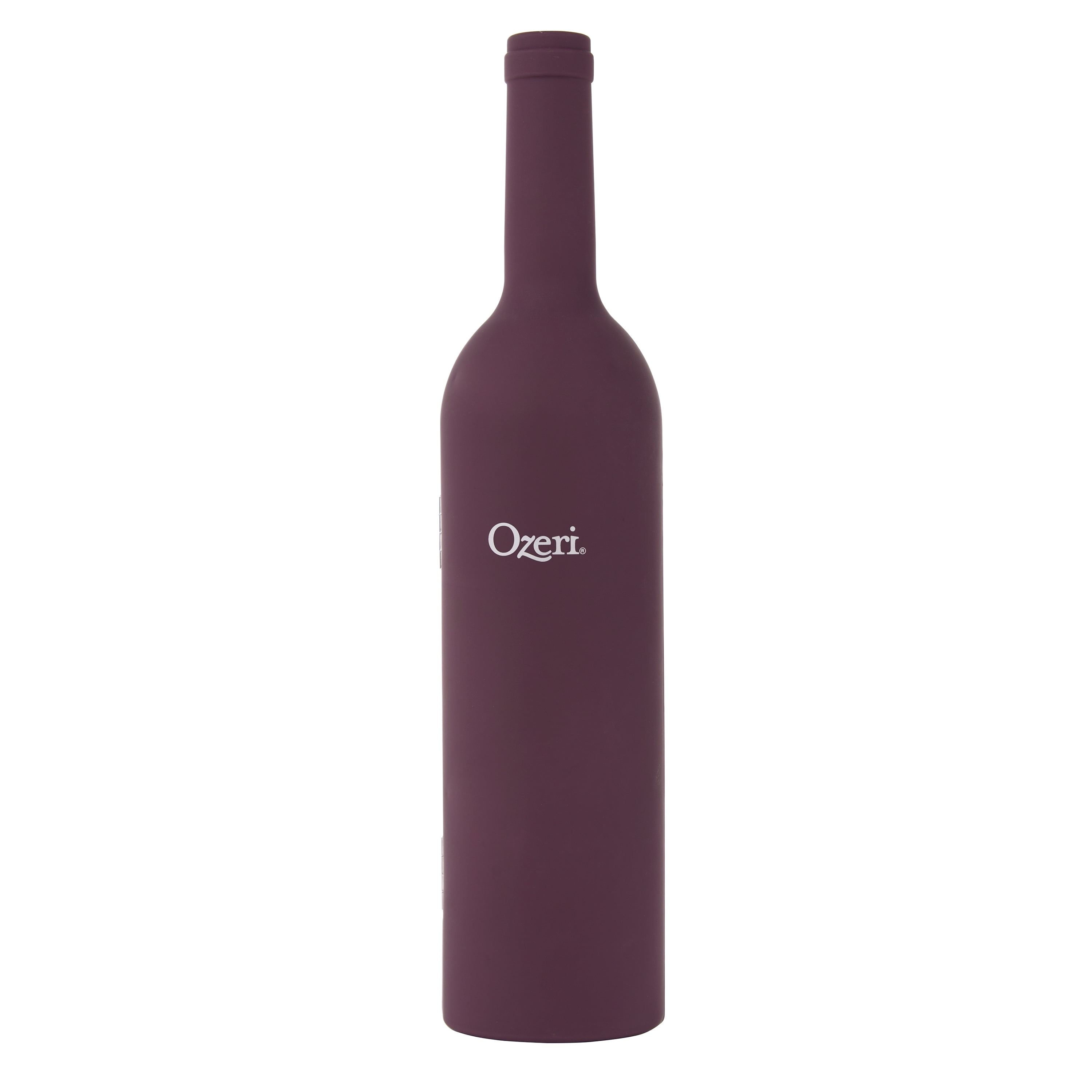Burgundy Wine Bottle Shaped 5-Piece Corkscrew and Accessory Set