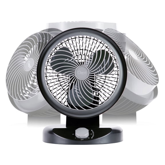 Ozeri Brezza 360 10" Oscillating Table Fan, with Orbital Motion Technology