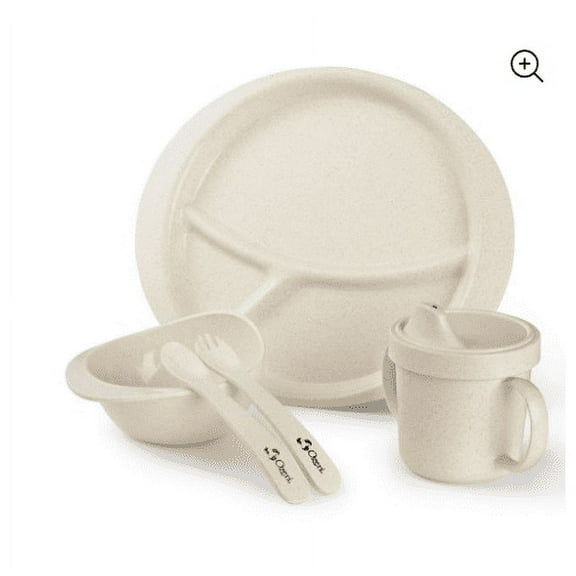 Ozeri Earth Dish Set For Kids, 100% Made from a Plant