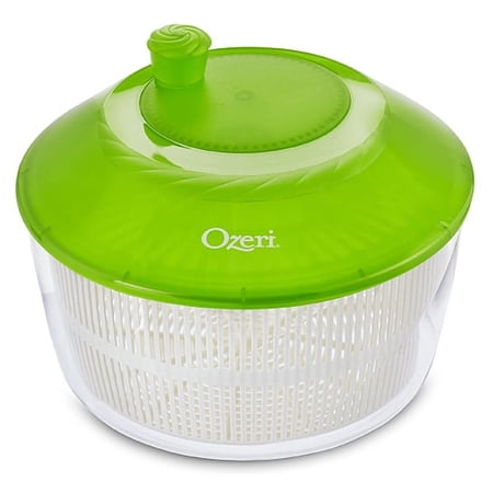 Ozeri Fresca Salad Spinner Bowl BPA-Free Italian Made Large 4.4 qt Colander
