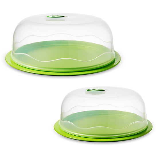 Ozeri INSTAVAC ReadyServe Domed Food Storage Container, BPAFree 4Piece Nesting Set with
