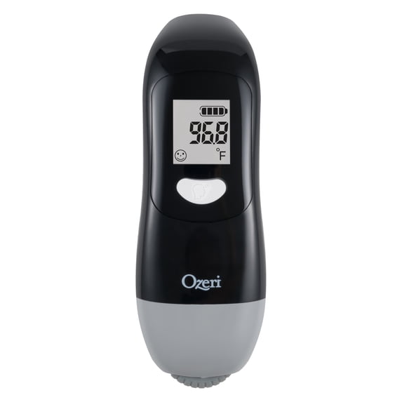 Ozeri Forehead Thermometer, ISO 80601-2-56 Medical-Grade with Silent Fever Alarm and Battery-Free Kinetic Activation