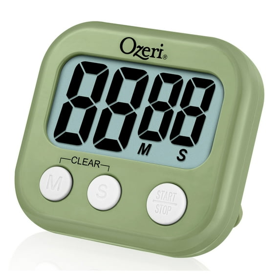 Ozeri Kitchen and Event Timer LCD Stopwatch Magnetic Back Easy to Use 99 Minutes
