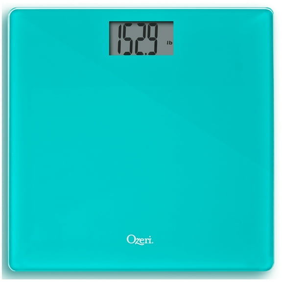 Ozeri Precision 440 lbs Body Weight Scale (0.1 lbs / 0.05 kg Bath Scale Sensors) in Tempered Glass, with Infant, Pet &