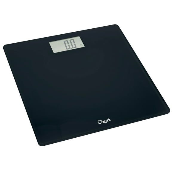 Ozeri Precision Body Weight Scale (440 lbs Step-on Bath Scale) in Tempered Glass
