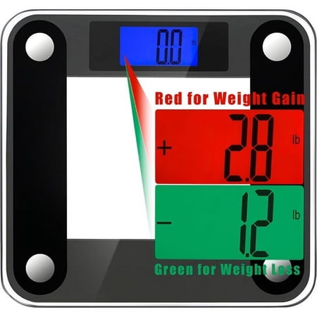 Ozeri Precision II Digital Bathroom Scale 440 lbs Weight Change Detection Technology