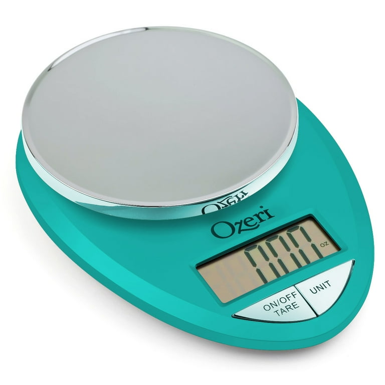 Ozeri Pro Digital Kitchen Food Scale, 0.05 oz to 12 lbs (1 gram to 5.4 kg); Chrome