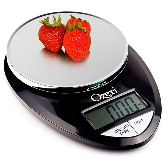 Ozeri Pro Digital Kitchen Food Scale, 0.05 oz to 12 lbs (1 gram to 5.4 kg)
