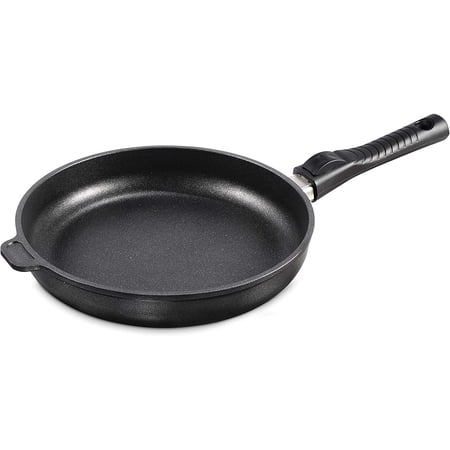 Ozeri Professional Series 11" Hand Cast Ceramic Earth Fry Pan with Removable Handle, 100% Made in Germany and Free of GenX, PFBS, Bisphenols, APEO, PFOS, PFOA, NMP and NEP