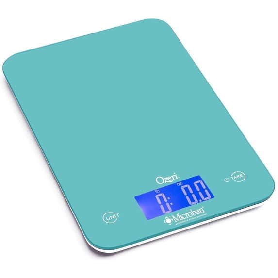 Ozeri Touch II 18 Lb. Digital Kitchen Scale with Microban Antimicrobial Product Protection