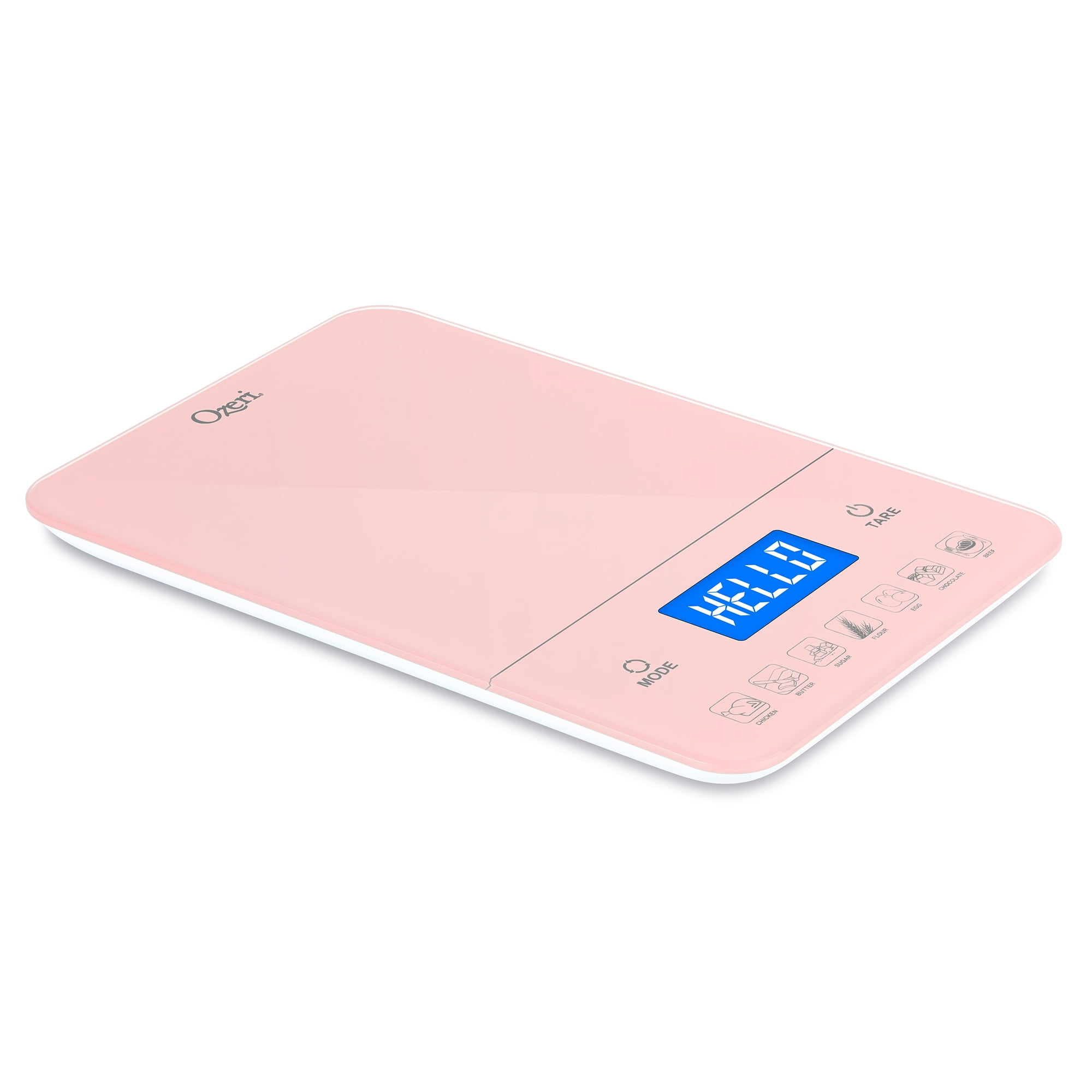 Ozeri Touch III 22 lbs (10 kg) Kitchen Scale in Tempered Glass