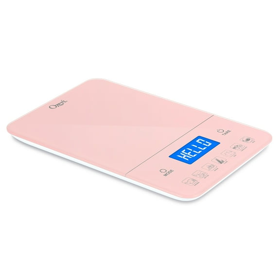 Ozeri Touch III 22 lbs. (10 kg) Digital Kitchen Scale with Calorie Counter, in Tempered Glass