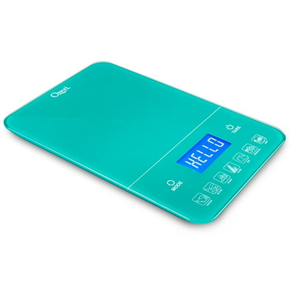 Ozeri Touch III 22 lbs (10 kg) Digital Kitchen Scale with Calorie Counter, in Tempered Glass