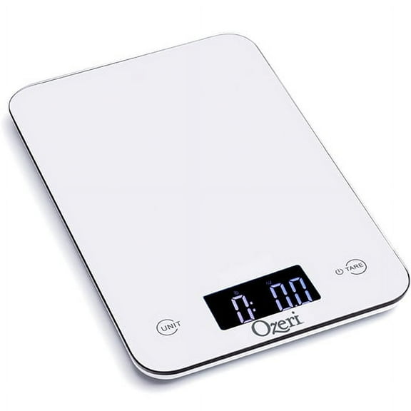 Ozeri Touch Professional Digital Kitchen Scale (12 lbs Edition), Tempered Glass in Elegant Black