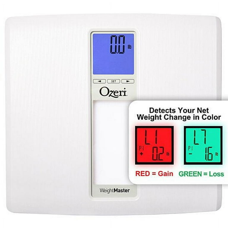 Ozeri WeightMaster II 440 lbs Body Weight Scale Step on Bath Scale with BMI and Weight Change Detection Walmart