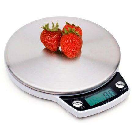 Ozeri ZK011 Precision Pro Stainless-Steel Kitchen Scale with Oversized Weighing Platform