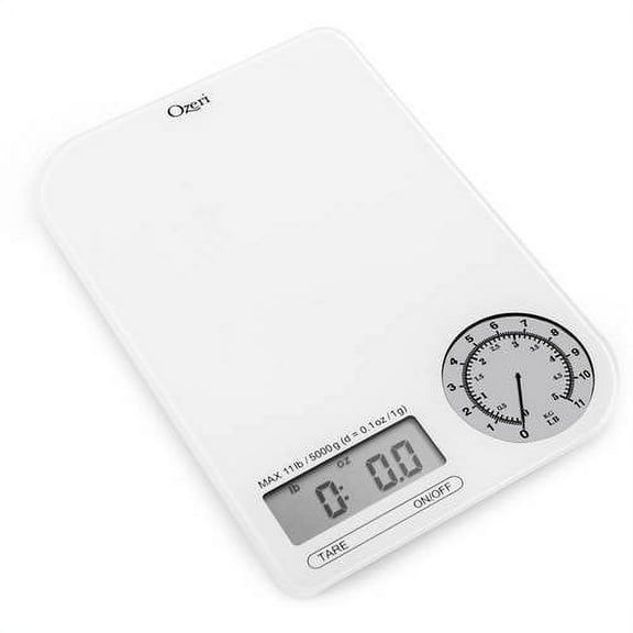 Ozeri ZK18 Rev Kitchen Scale with Electro-Mechanical Weight Dial