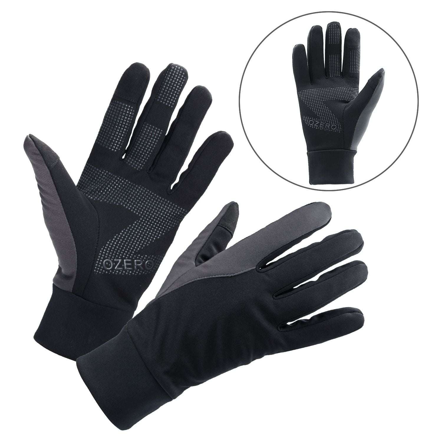 Ozero Men's Winter Thermal Gloves Touch Screen Gloves Water Resistant