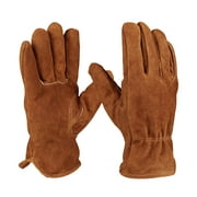 Ozero Work Gloves Winter Insulated Leather Gloves Thermal Warm for Men and Women