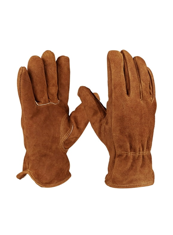 Ozero Work Gloves Winter Insulated Leather Gloves Thermal Warm for Men and Women