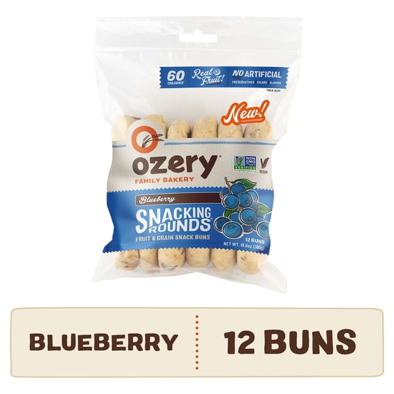 Ozery Bakery Peanut-Free Blueberry Muffin Snacking Rounds, 10.6 oz.