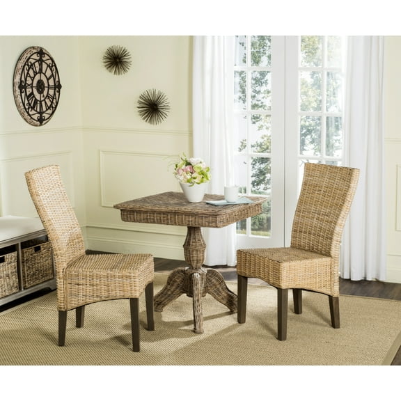 Ozias Wicker Dining Chair, Natural, Set of 2