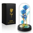 thumbnail image 1 of Oziral Rose Gifts for Women Mom Wife Girlfriend Eternal Artificial Rose in Glass Dome with LED Light Valentine's Day Birthday Anniversary Mother's Day Gifts for Her Forever Rose Decor Christmas Gifts, 1 of 8