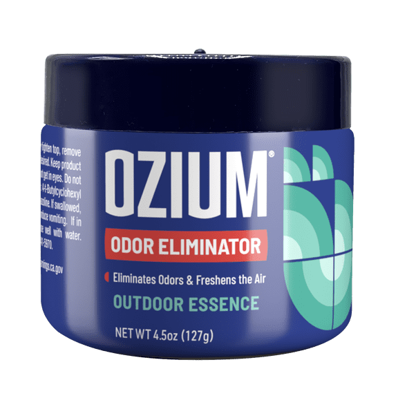 Ozium Gel Automotive Fragrance, Outdoor Essence Scent, 4.5 oz