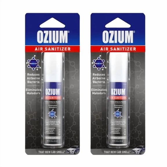 Ozium Air Cleaner 0.8 Oz Spray, That New Car Smell 2-Pack