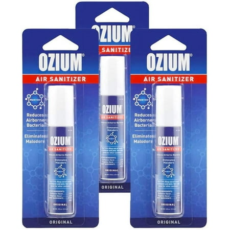 Ozium Air Sanitizer 0.8 oz Spray, Original 3-PACK